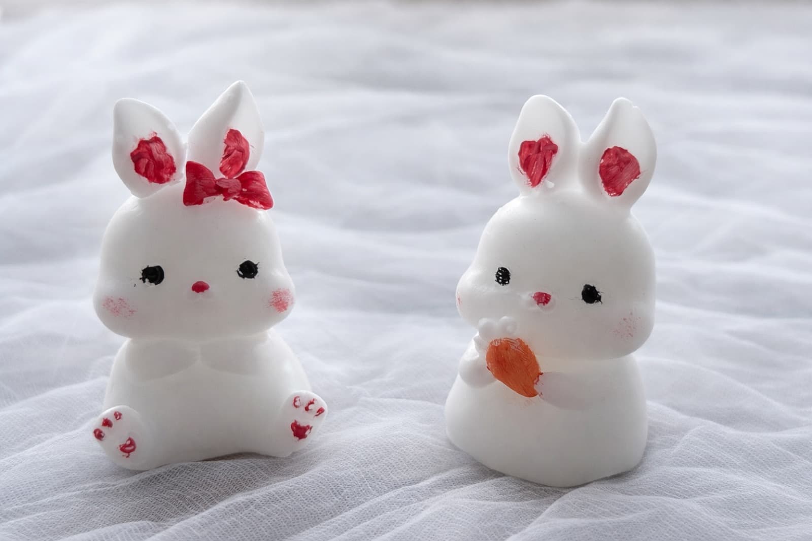 Tavşan Figürlü Mum